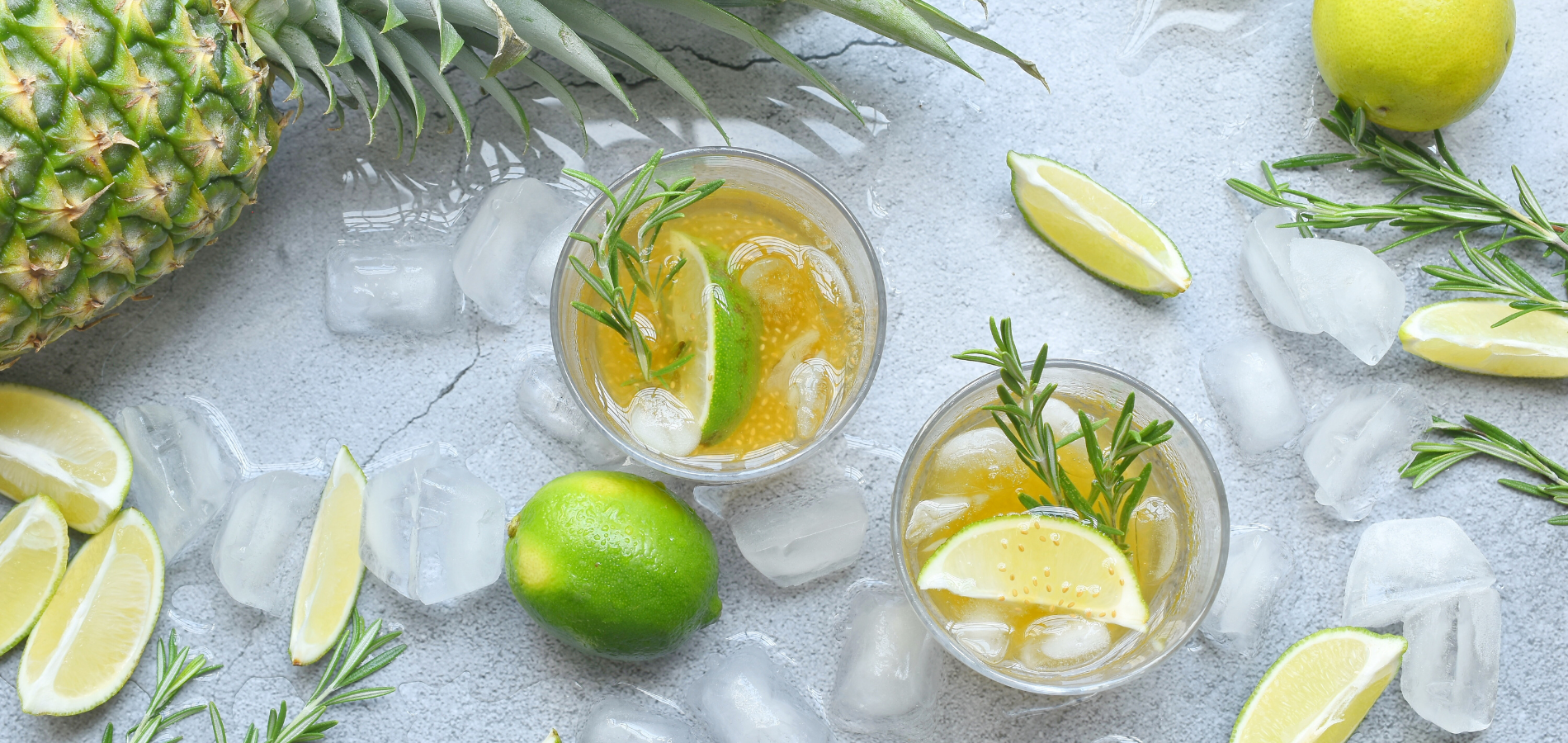 Pure pineapple and lemon juice